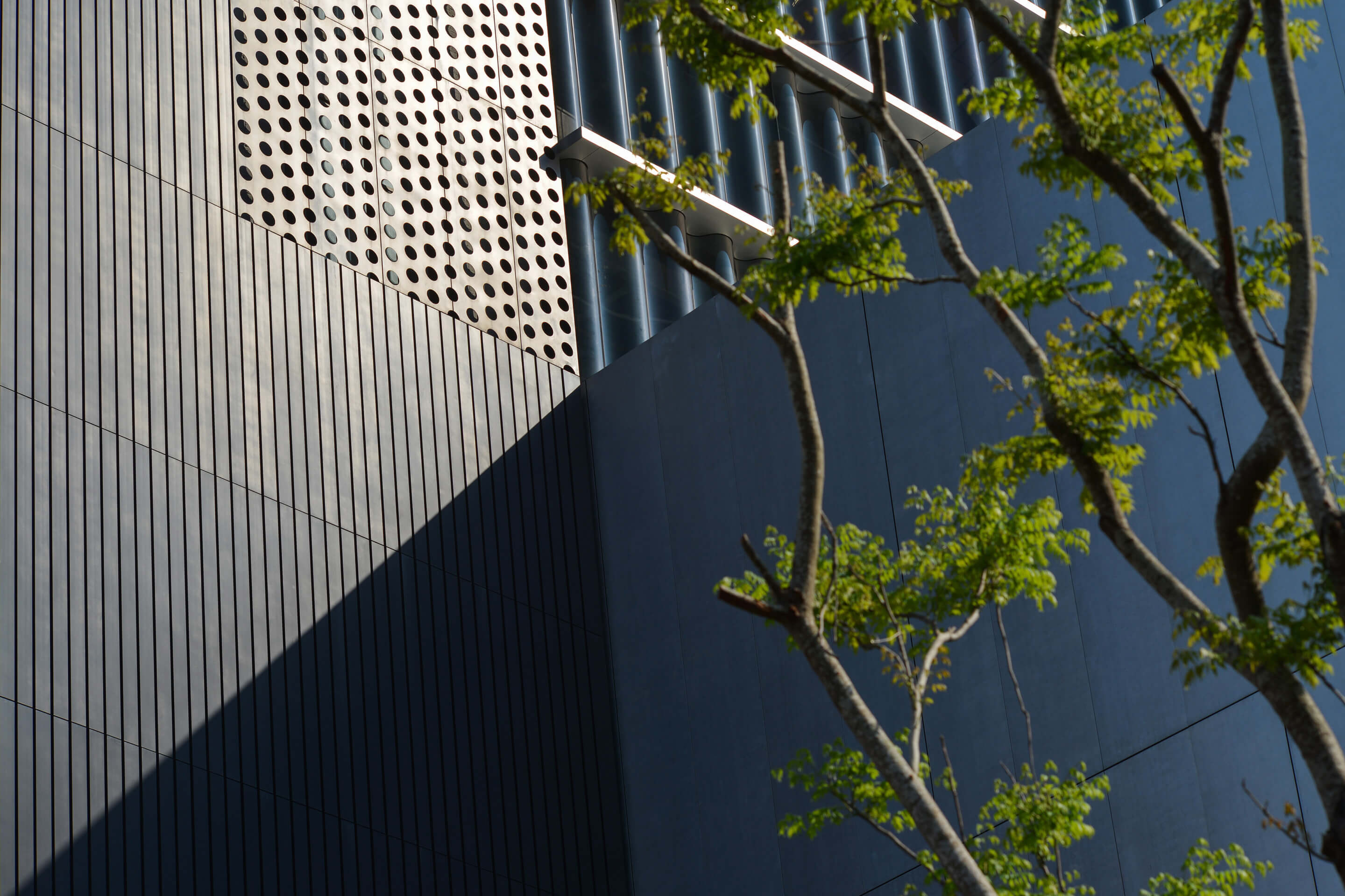 detail view of a building facade