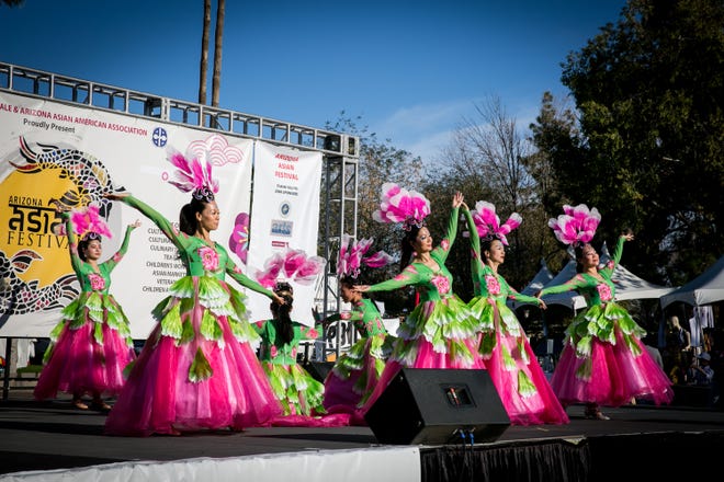 Dancers perform at the Asian Festival in Scottsdale, Ariz., in 2019.